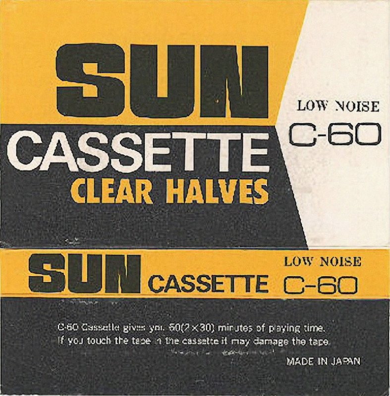 Compact Cassette Sun 60 Type I Normal 1973 Japan