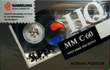 Compact Cassette Samsung MM 60 Type I Normal 1993 Europe