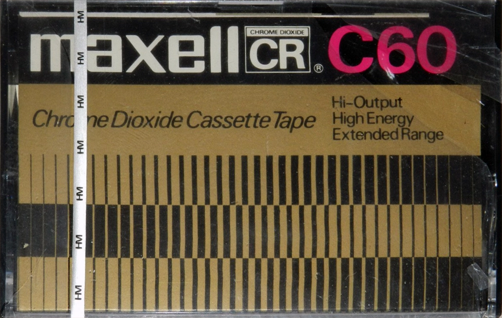 Compact Cassette Maxell CR 60 Type II Chrome 1972 Worldwide