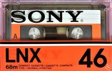Compact Cassette Sony LNX 46 Type I Normal 1978 North America