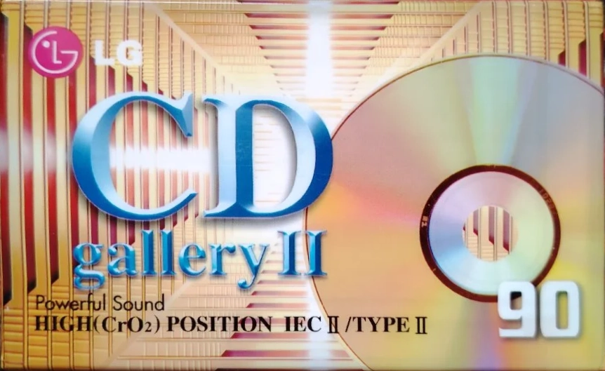 Compact Cassette LG CD Gallery II 90 Type II Chrome 1997 Europe