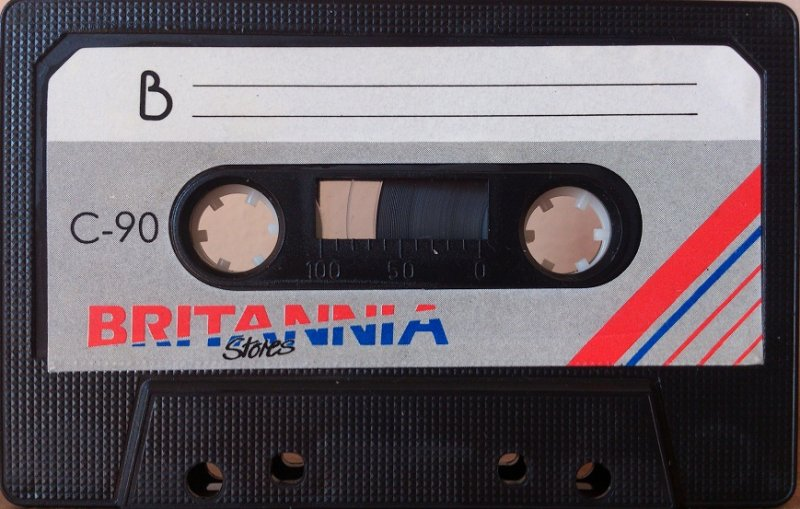 Compact Cassette Britannia 90 Type I Normal Hong Kong