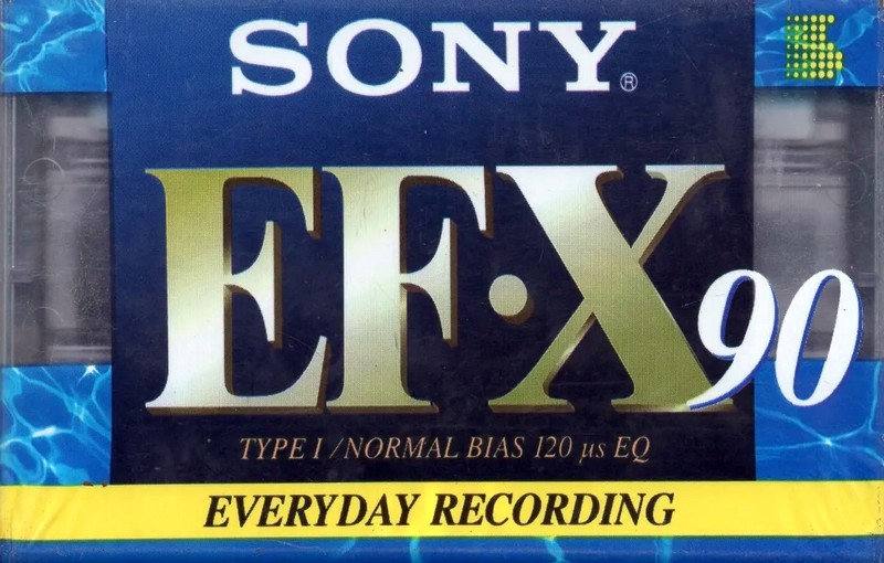 Compact Cassette Sony EF-X 90 Type I Normal 1998 North America