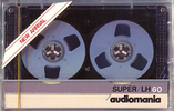 Compact Cassette Audiomania Super/LH 60 Type I Normal 1987 Sweden