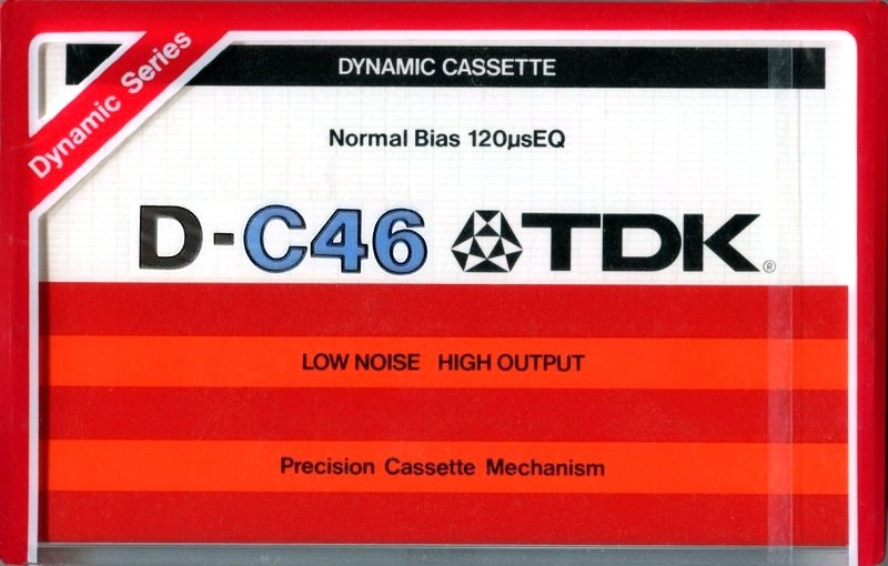 Compact Cassette TDK D 46 Type I Normal 1979 USA