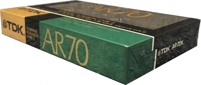 Compact Cassette TDK AR 70 "AR-70K" Type I Normal 1988 Japan