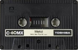 Compact Cassette Toshiba MX 60 Type IV Metal 1980 Europe