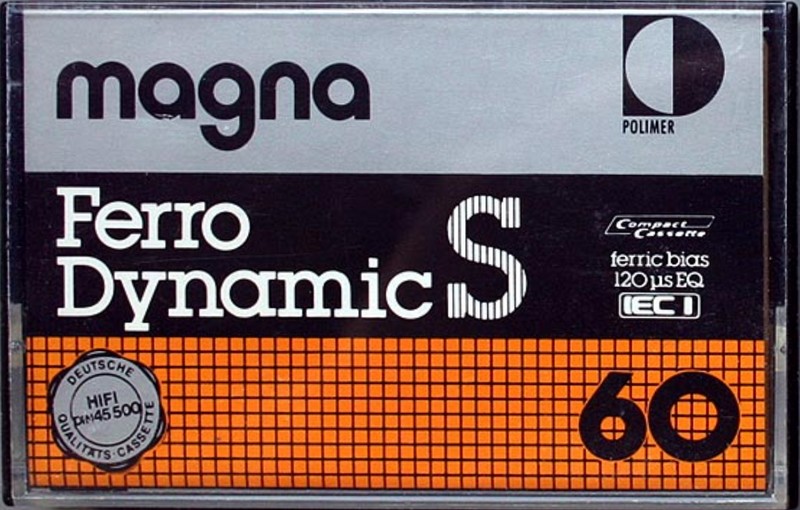 Compact Cassette Magna Ferro Dynamic S 60 Type I Normal 1979 Hungary