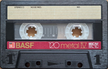 Compact Cassette BASF Metal IV 120 "ME IV / MP IV" Type IV Metal 1985 Europe