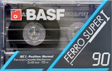Compact Cassette BASF Ferro Super I 90 Type I Normal 1991 Europe