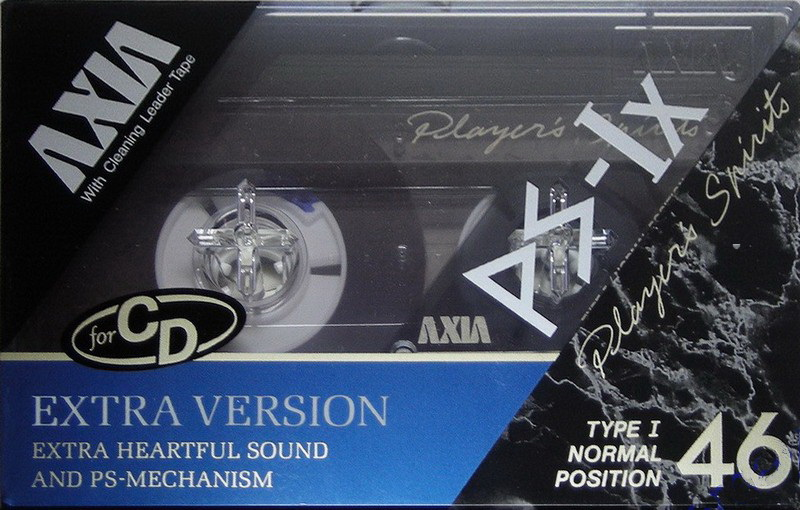 Compact Cassette AXIA PS-Ix 46 "PS-1x46" Type I Normal 1989 Japan