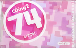 Compact Cassette TDK CDing 2 74 "CD2-74U" Type II Chrome 2002 Japan