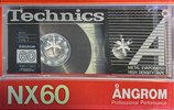 Compact Cassette Technics NX 60 "RT-60NX" Type I Normal 1985 Europe