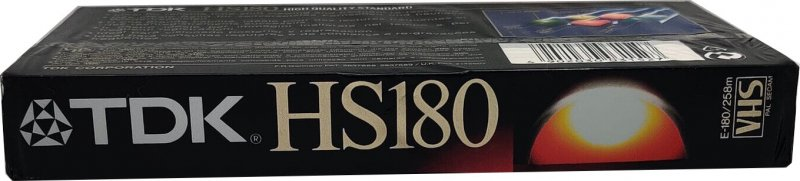 VHS, Video Home System TDK HS 180 Type I Normal 1989 Europe