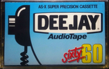 Compact Cassette Dee Jay AS-X 60 Type I Normal 1990 Italy