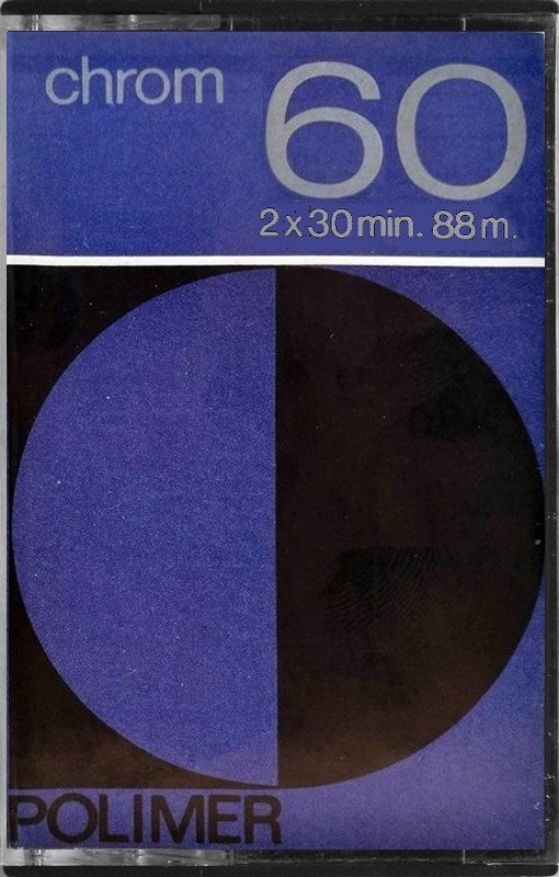 Compact Cassette Polimer 60 Type II Chrome 1979 Hungary