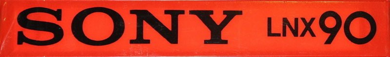 Compact Cassette Sony LNX 90 Type I Normal 1983 USA
