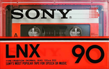 Compact Cassette Sony LNX 90 Type I Normal 1983 USA