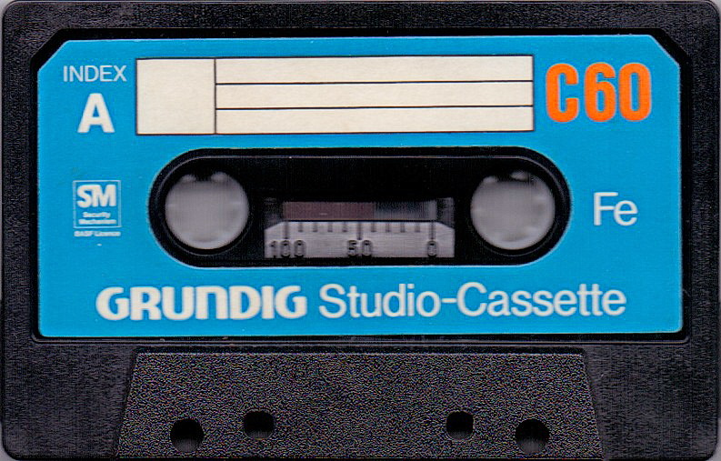Compact Cassette Grundig Studio-Cassette 60 Type I Normal 1976 Germany