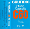 Compact Cassette Grundig Studio-Cassette 60 Type I Normal 1976 Germany