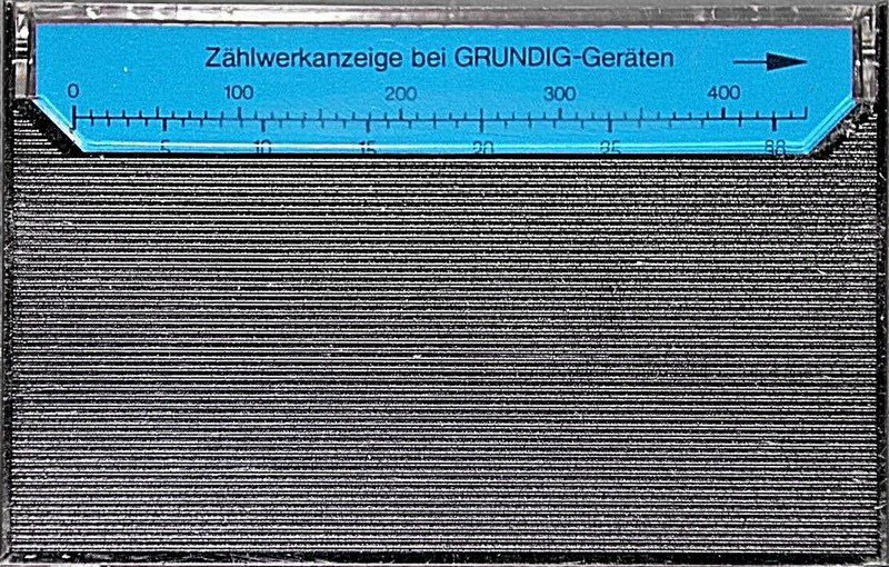 Compact Cassette Grundig Studio-Cassette 60 Type I Normal 1976 Germany