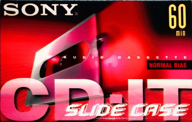 Compact Cassette Sony CD-IT 60 "C-60CDT1B" Type I Normal 1998 North America