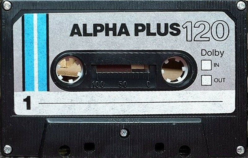 Compact Cassette Alpha Plus 120 Type I Normal 1984 UK