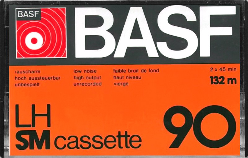 Compact Cassette BASF LH 90 Type I Normal 1976 USA