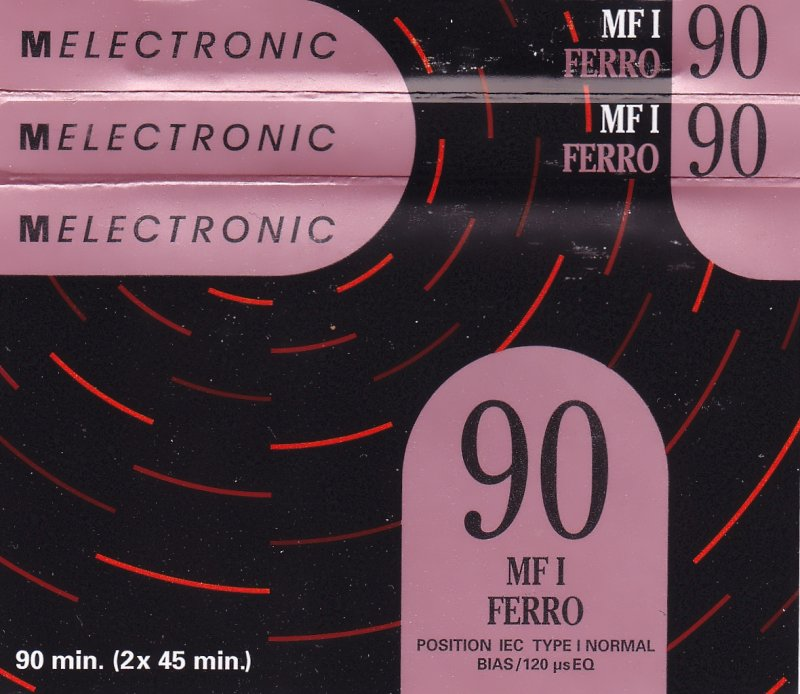 Compact Cassette Melectronic MF I 90 Type I Normal 1994 Switzerland