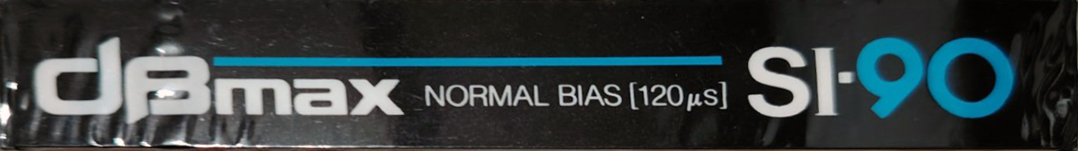 Compact Cassette dBMax SI 90 Type I Normal 1986 Japan