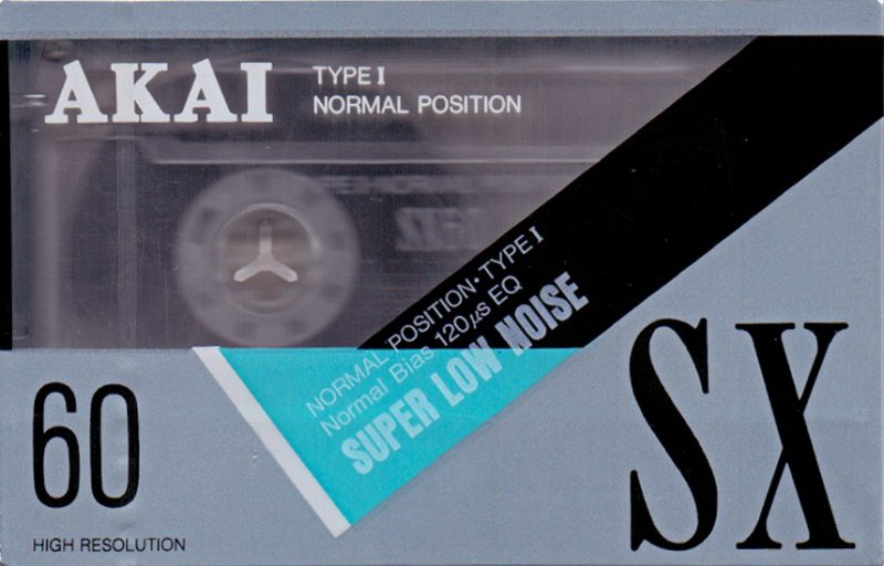 Compact Cassette Akai SX 60 Type I Normal 1991 Europe