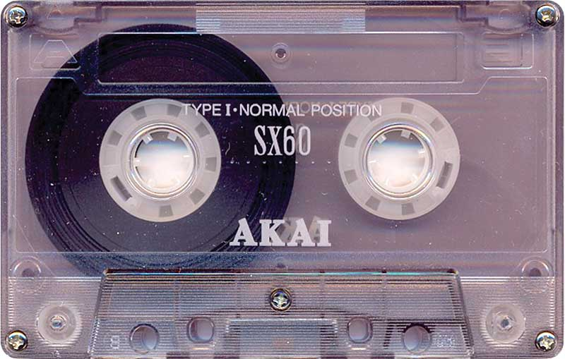 Compact Cassette Akai SX 60 Type I Normal 1991 Europe