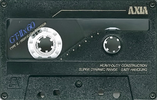 Compact Cassette AXIA GT-IIx 54 "GT-2x B 54" Type II Chrome 1989 Japan