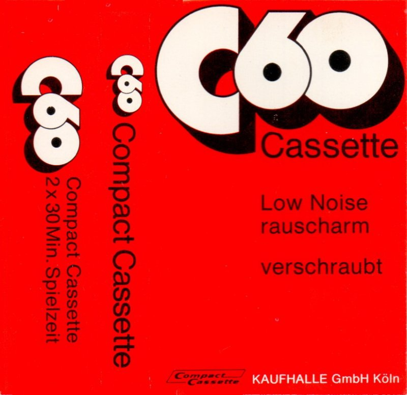 Compact Cassette No Name 60 Type I Normal 1977 Germany