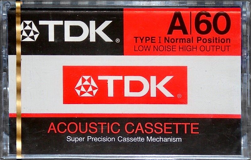 Compact Cassette TDK A 60 Type I Normal 1985 Brazil
