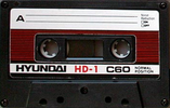 Compact Cassette Hyundai HD-1 60 Type I Normal North America