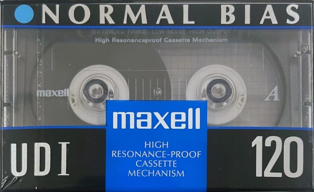 Compact Cassette Maxell UDI / UD1 120 Type I Normal 1992 Europe