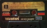 Compact Cassette Weston 60 "Black" Type I Normal India