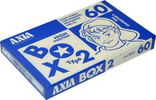 Compact Cassette AXIA Box 2 60 "BOX2A 60" Type II Chrome 1995 Japan