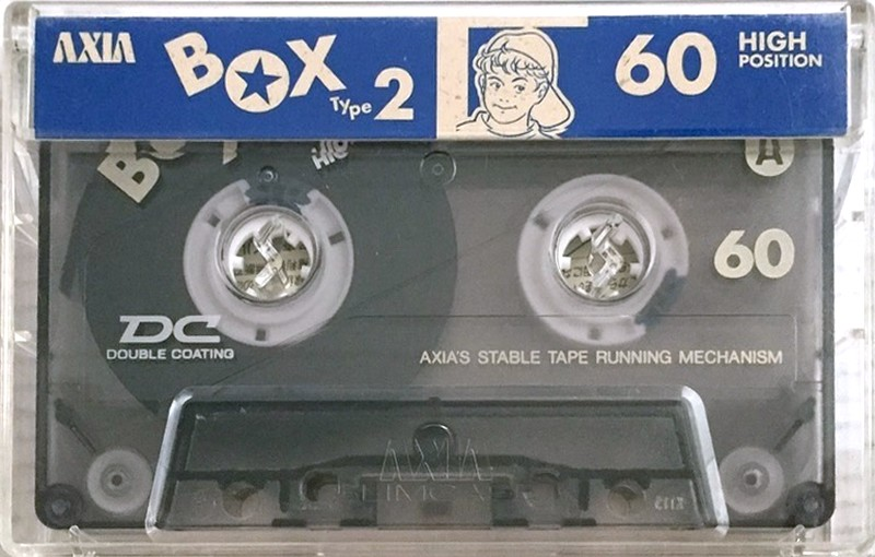 Compact Cassette AXIA Box 2 60 "BOX2A 60" Type II Chrome 1995 Japan