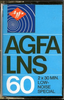 Compact Cassette AGFA LNS 60 Type I Normal 1975 Europe
