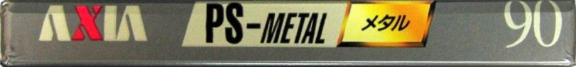 Compact Cassette AXIA PS-Metal 90 "PSMG 90" Type IV Metal 1995 Japan