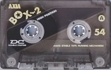 Compact Cassette AXIA Box 2 54 "BOX2A 54" Type II Chrome 1995 Japan