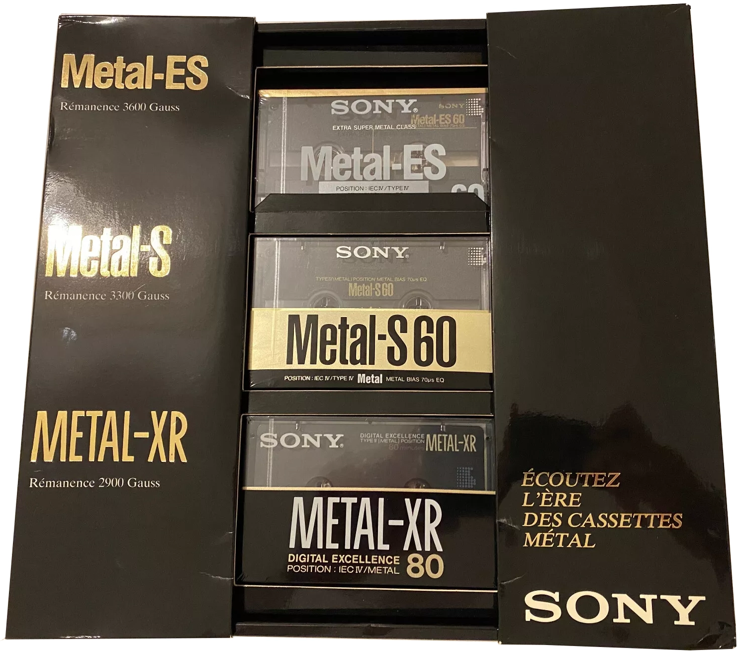 Promo Sony Metal-ES 60 Type IV Metal 1988 France