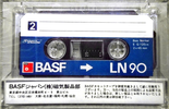 Compact Cassette BASF LN 90 Type I Normal 1981 Japan