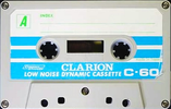 Compact Cassette Clarion 60 Type I Normal 1975 Japan