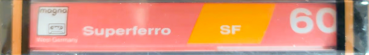 Compact Cassette Magna SF 60 Type I Normal 1990 Europe
