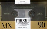 Compact Cassette Maxell MX 90 Type IV Metal 1988 Europe