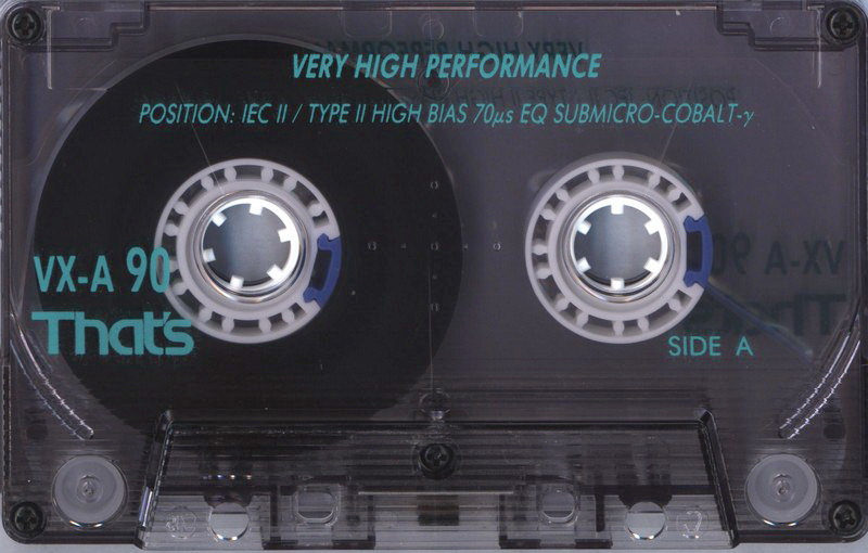 Compact Cassette Thats VX-A Vanexa 90 Type II Chrome 1993 Europe