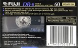 Compact Cassette Fuji DR-II 60 Type II Chrome 1995 North America